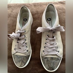 Vintage Lanvin Leather & Exotic Skin Sneakers Size 40